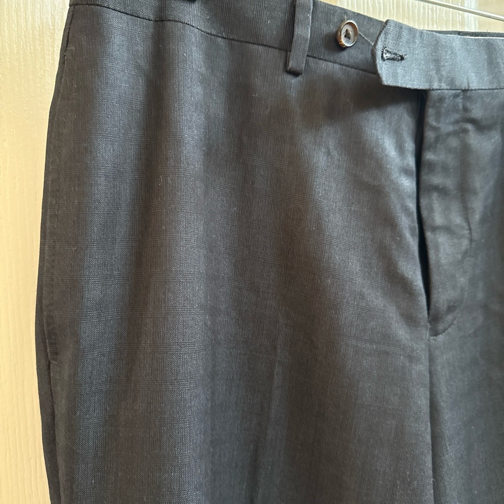 Ralp Lauren Men’s Lauren Herringbone Pattern Dress Slacks Size 32 X 30 Navy